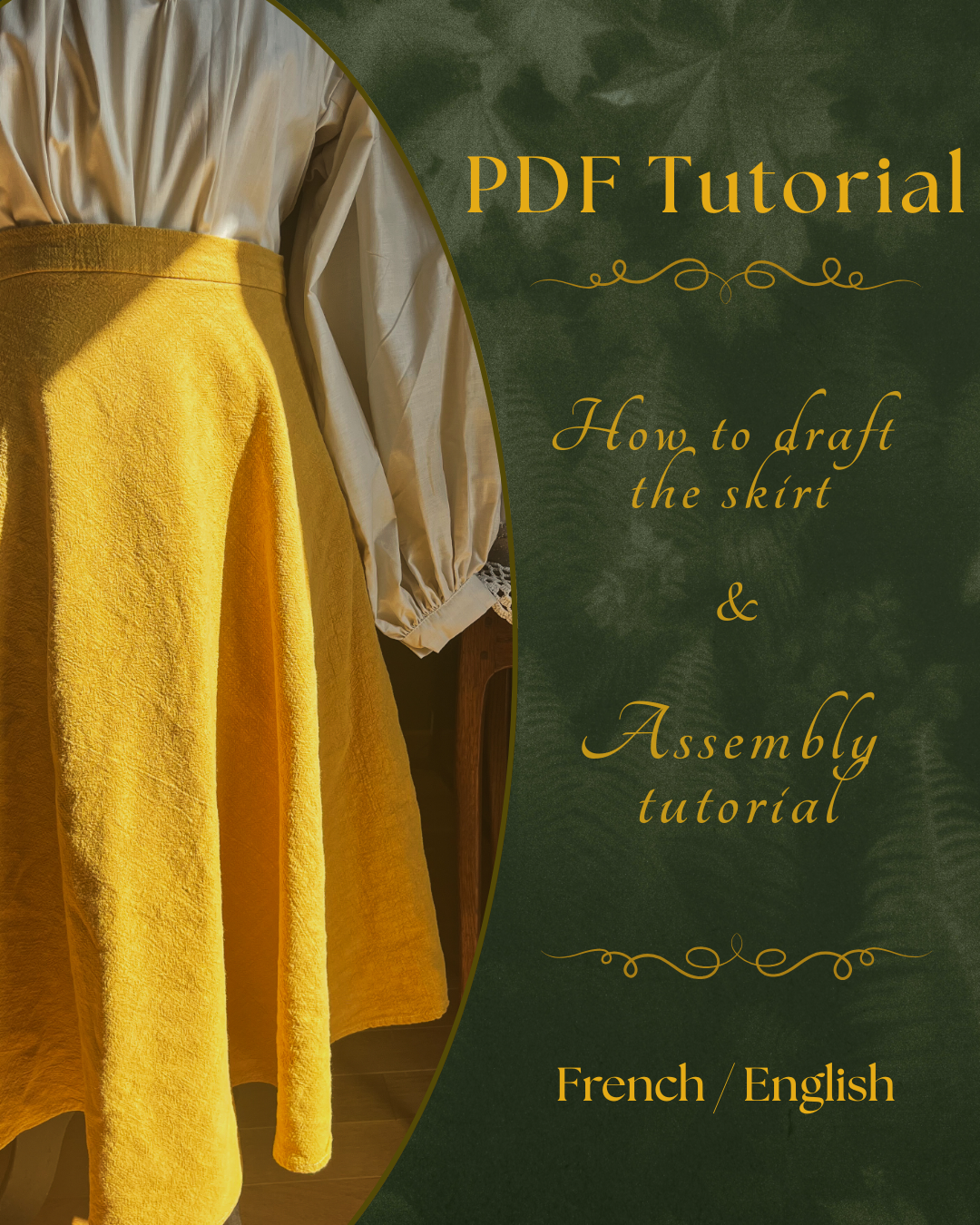 Bundle INES Skirt & GEORGES Pants TUTORIAL - adjustable skirt and pants