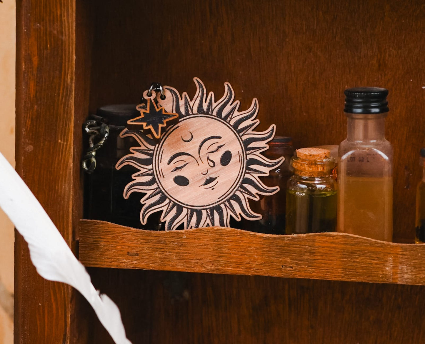 Mystical Wooden Keychains