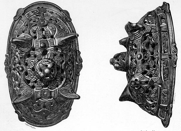 Pair of Turtle Brooches Birka Replica (Pre-order)