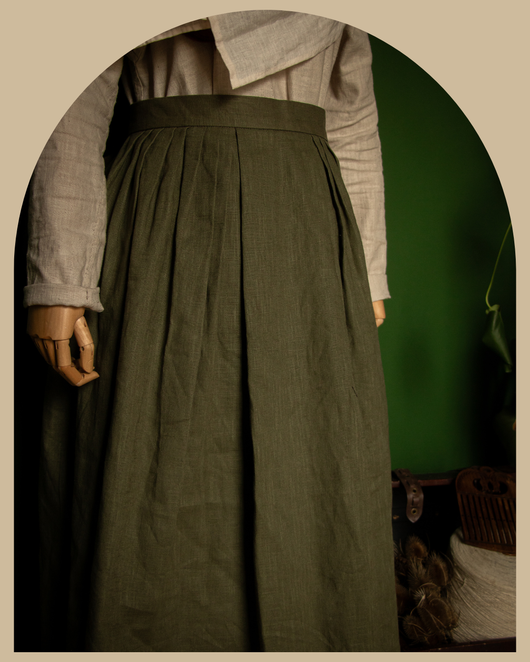 ARIANE Skirt - Adjustable linen skirt