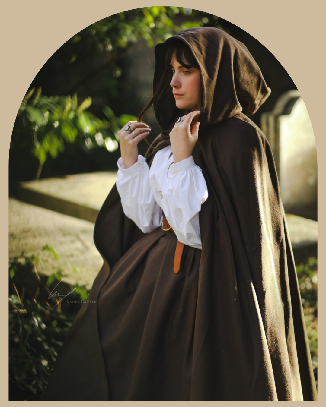 LORIEN Cloak - Long wool cloak