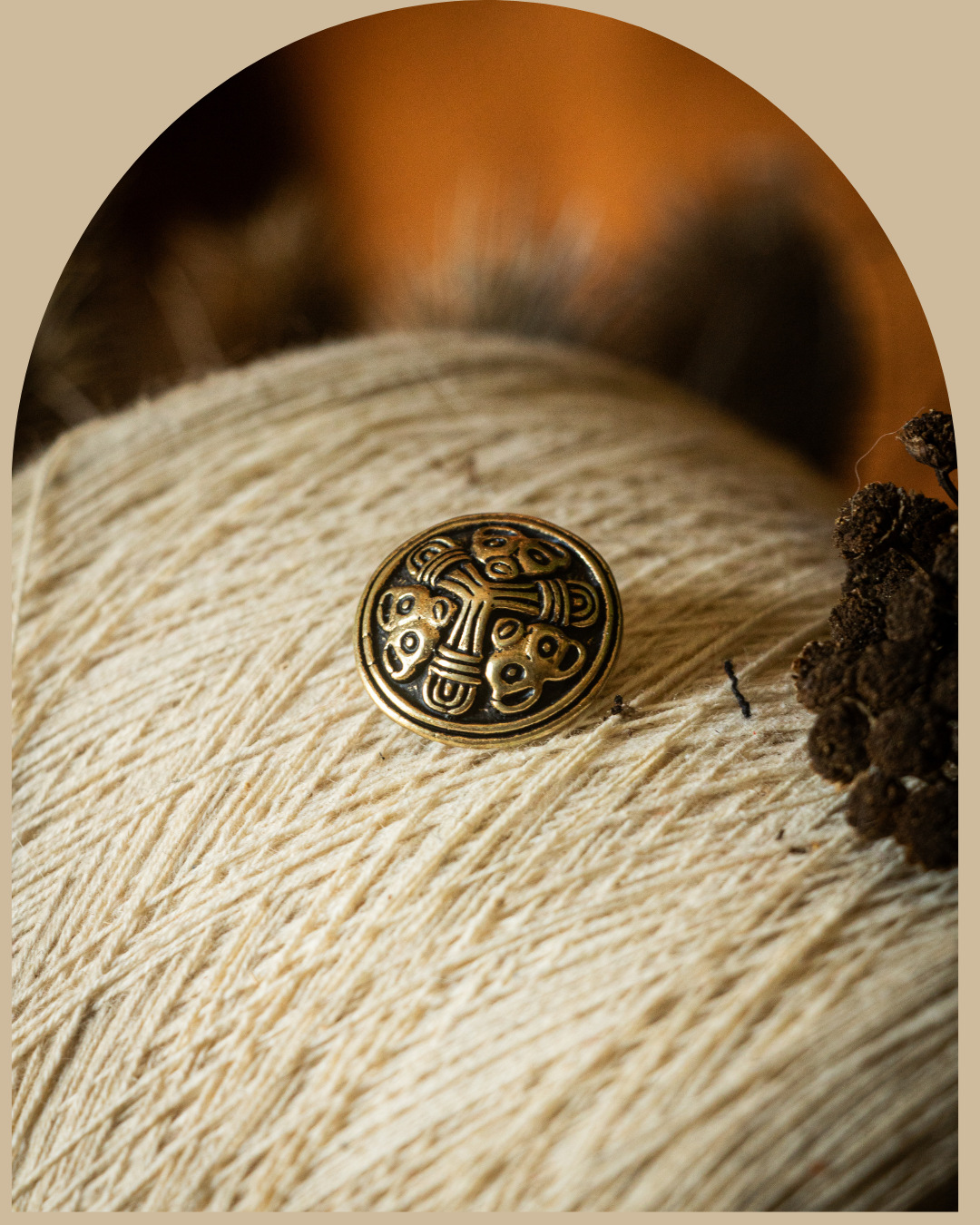 Viking brooch in Borre style