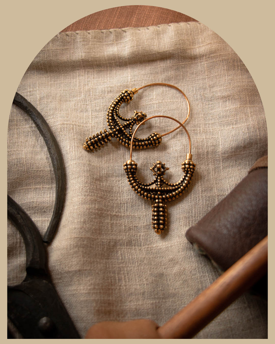 Pair of Slavic Temple ring "Zawada"