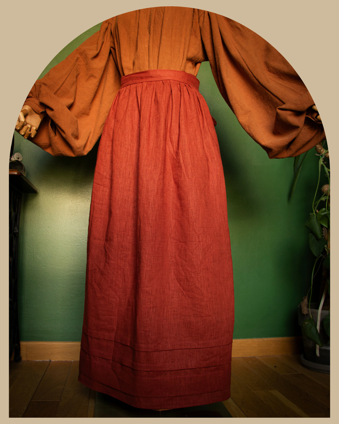 Joe Skirt - Adjustable linen skirt
