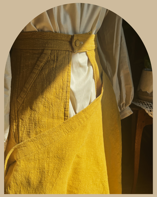 INES Skirt - Adjustable linen skirt