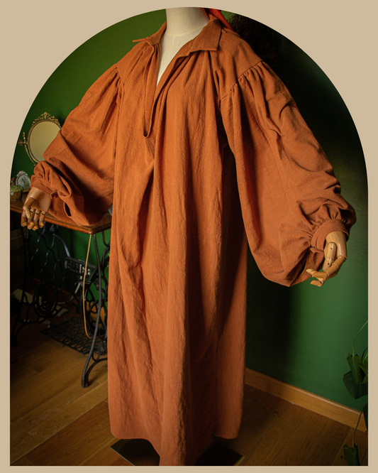 Jane Dress - linen dress inspired by the pirate shirt