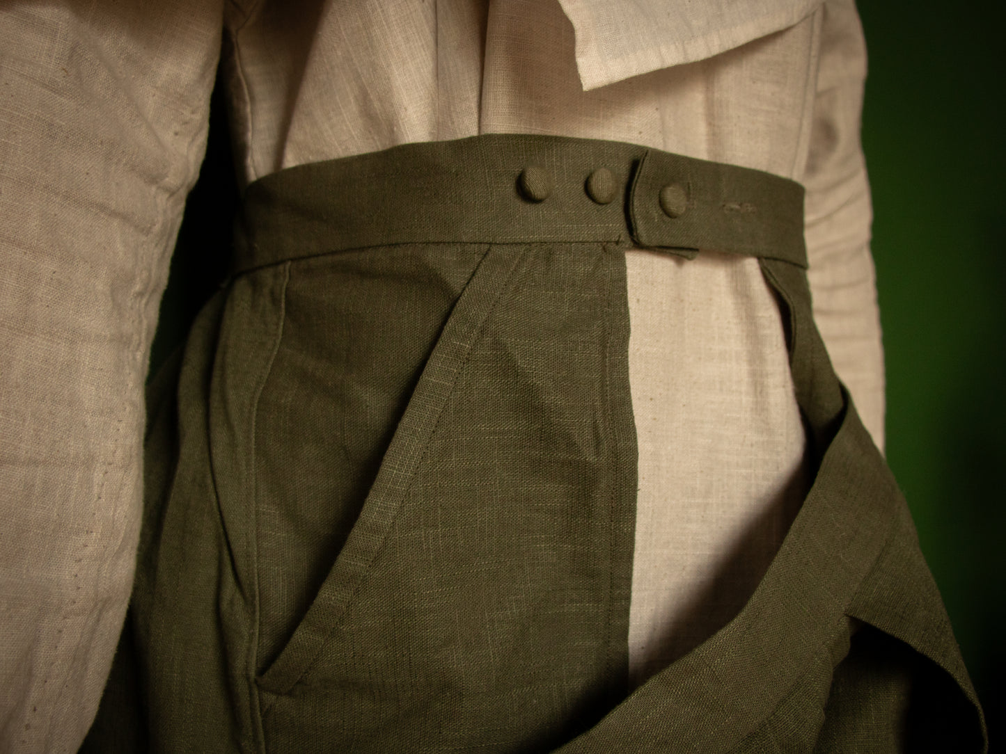 ARIANE Skirt - Adjustable linen skirt