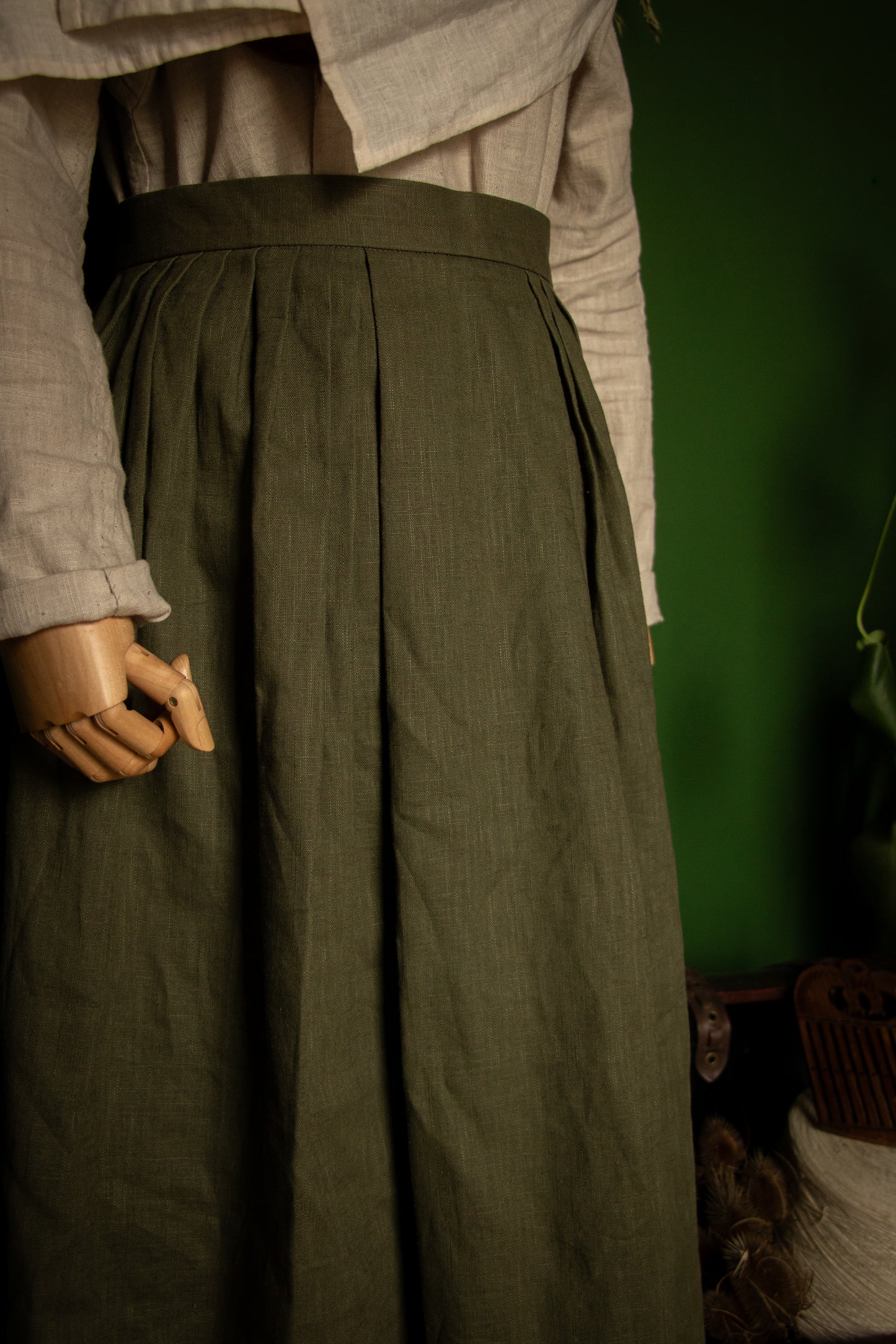 ARIANE Skirt - Adjustable linen skirt