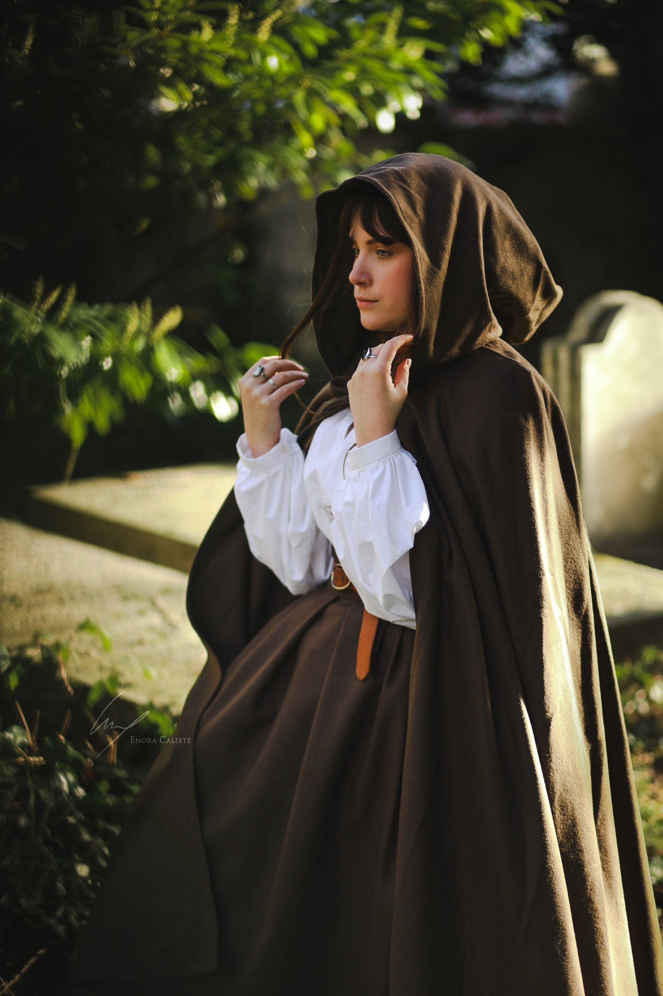 LORIEN Cloak - Long wool cloak