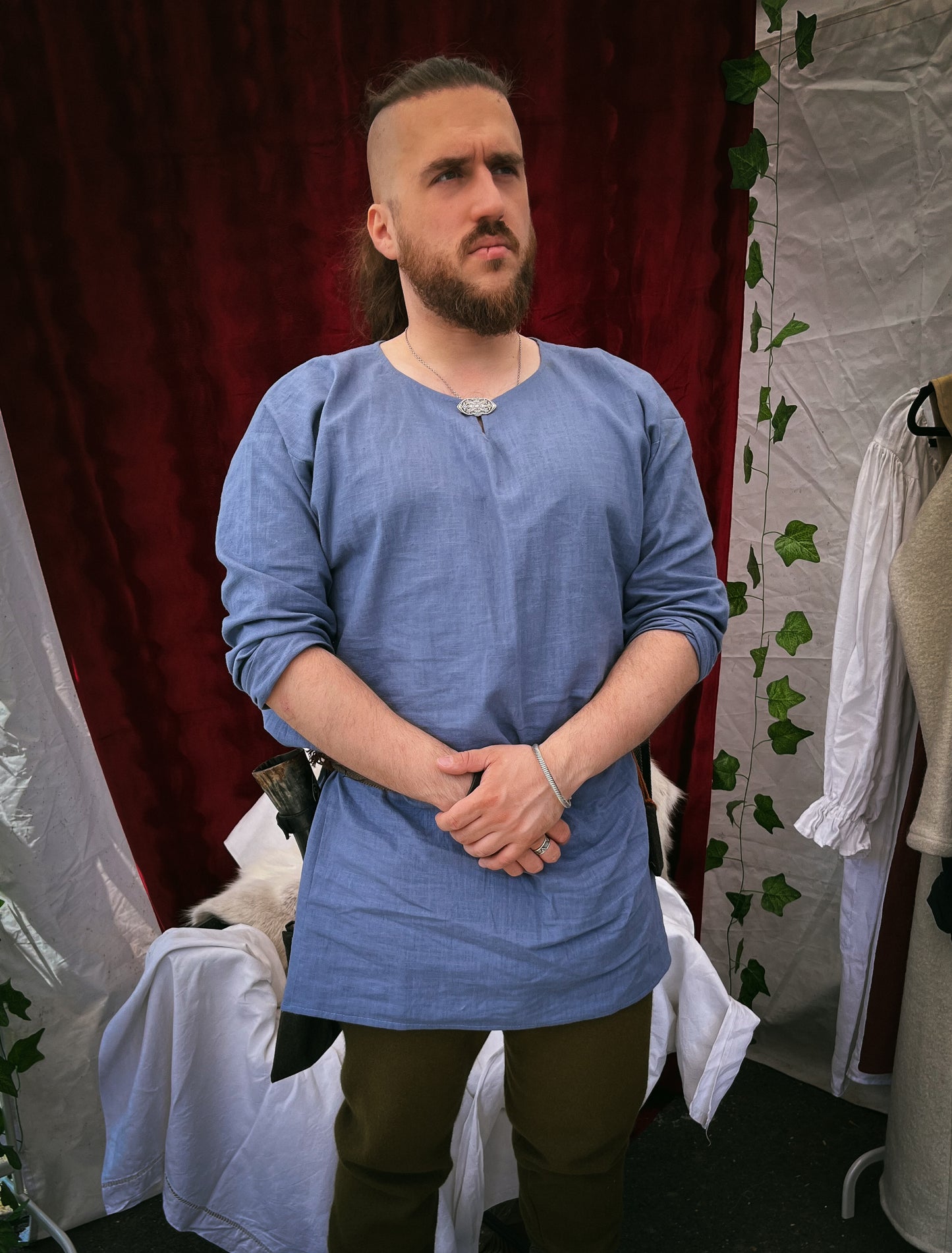 Early Medieval Linen Tunic for Men