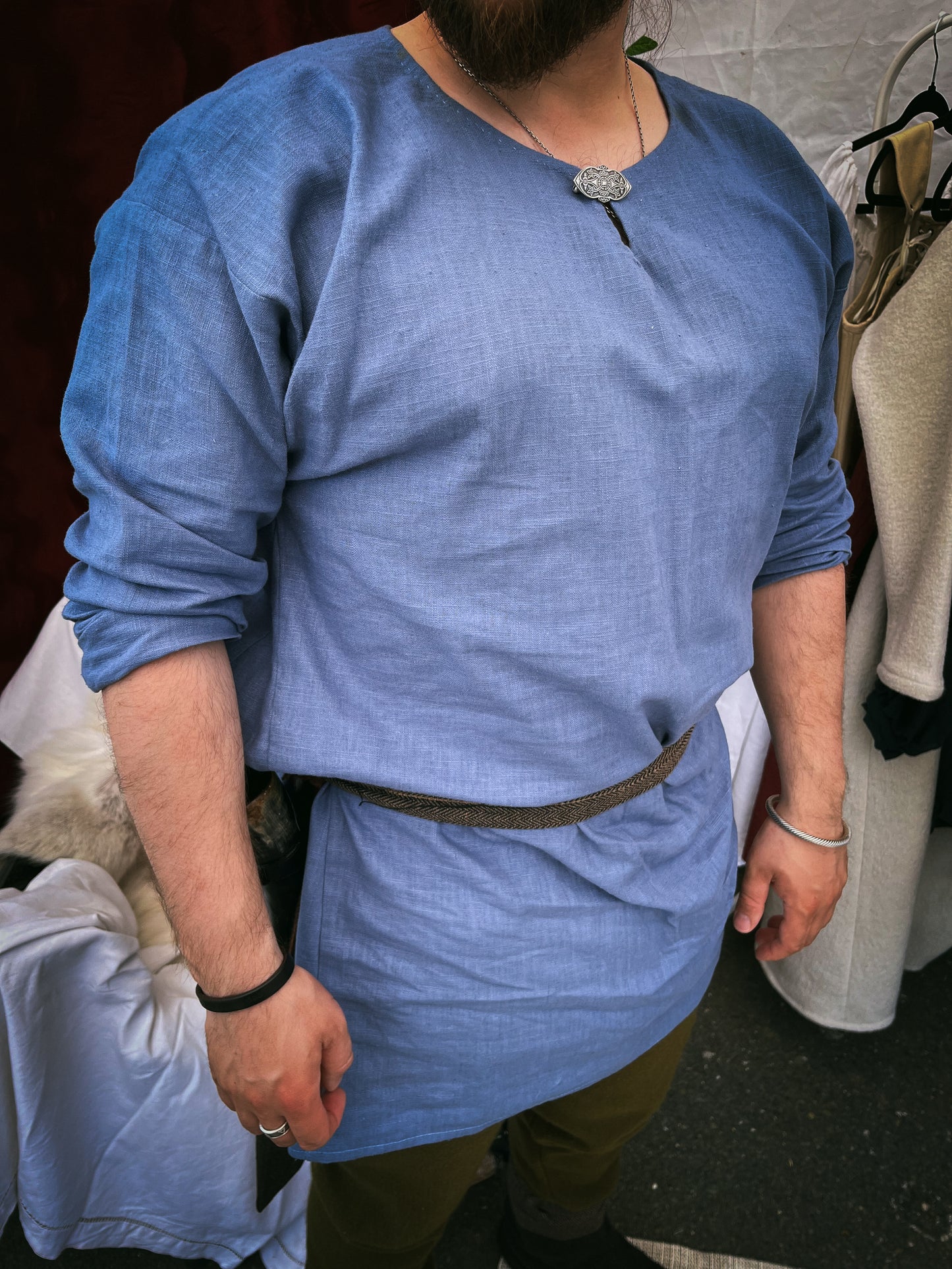 Early Medieval Linen Tunic for Men