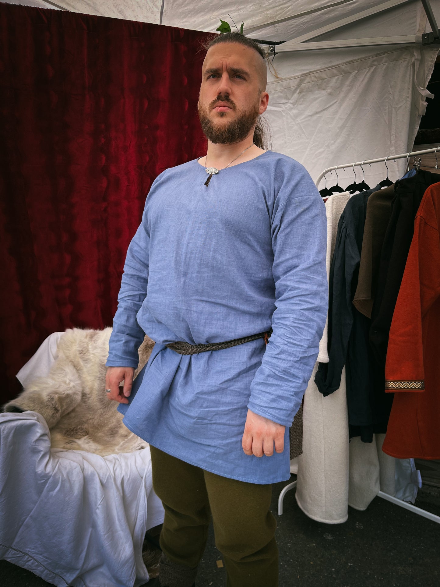 Early Medieval Linen Tunic for Men