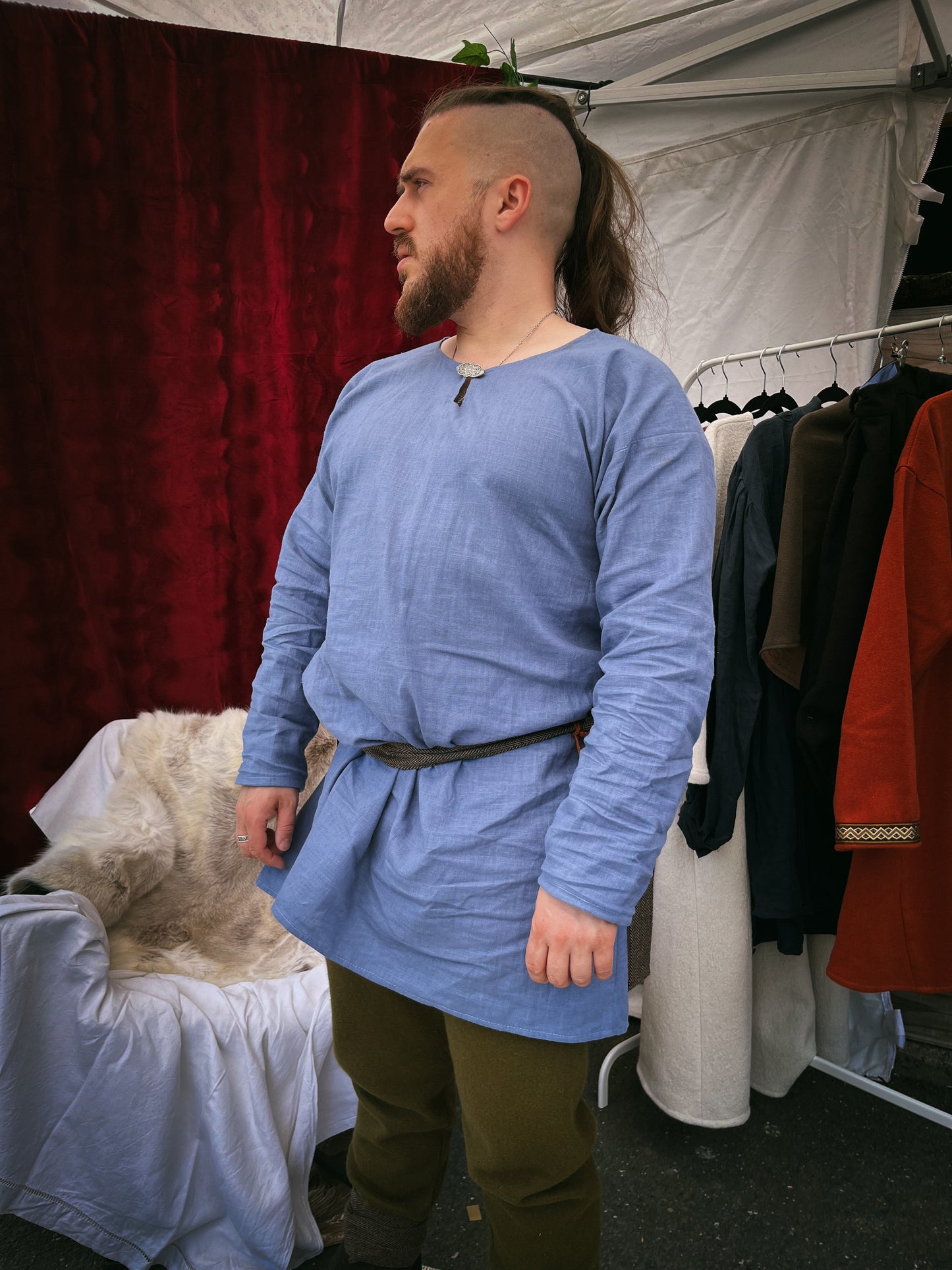 Early Medieval Linen Tunic for Men