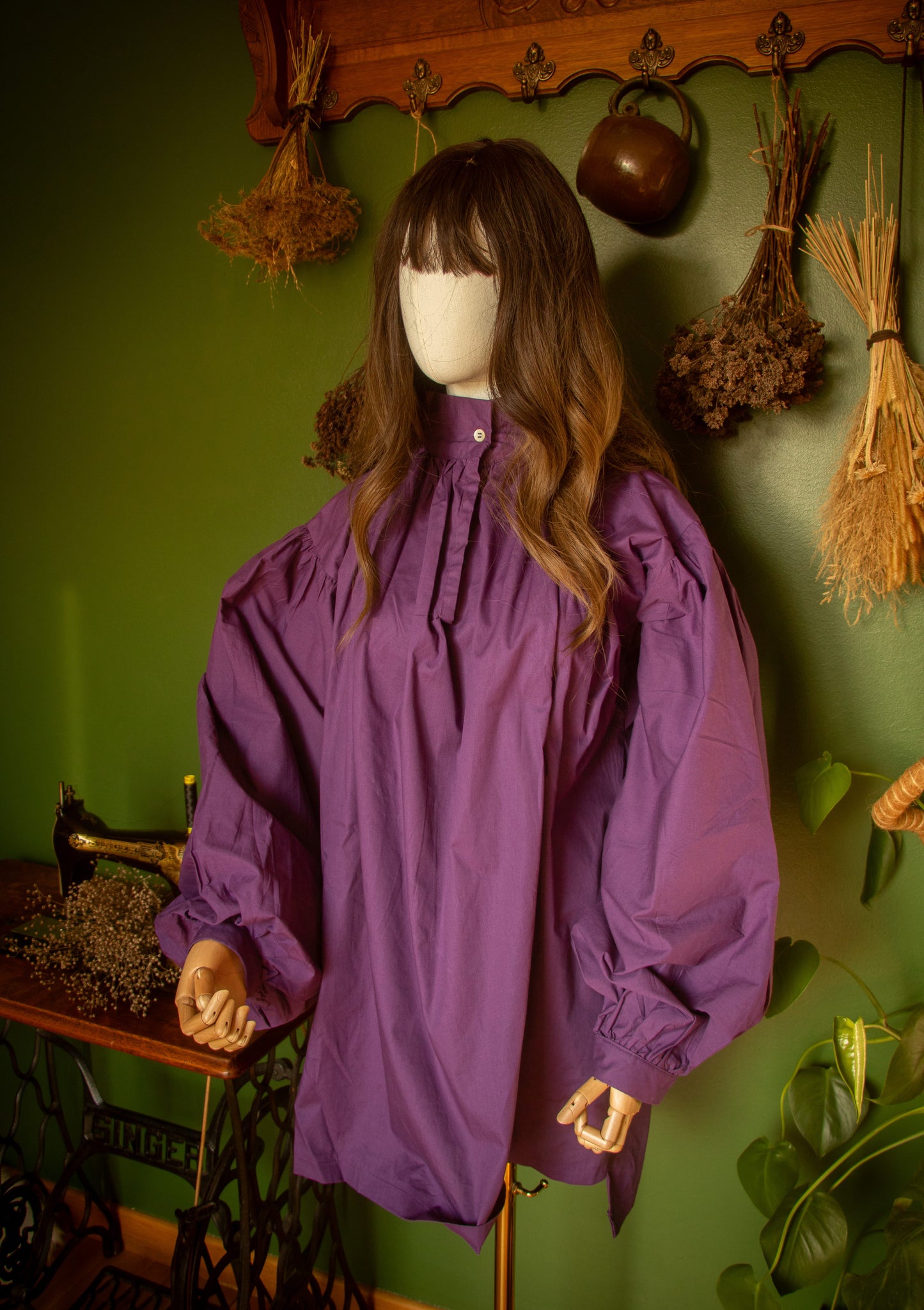 JAMES Shirt - Pirate cotton chemise (ready to ship)