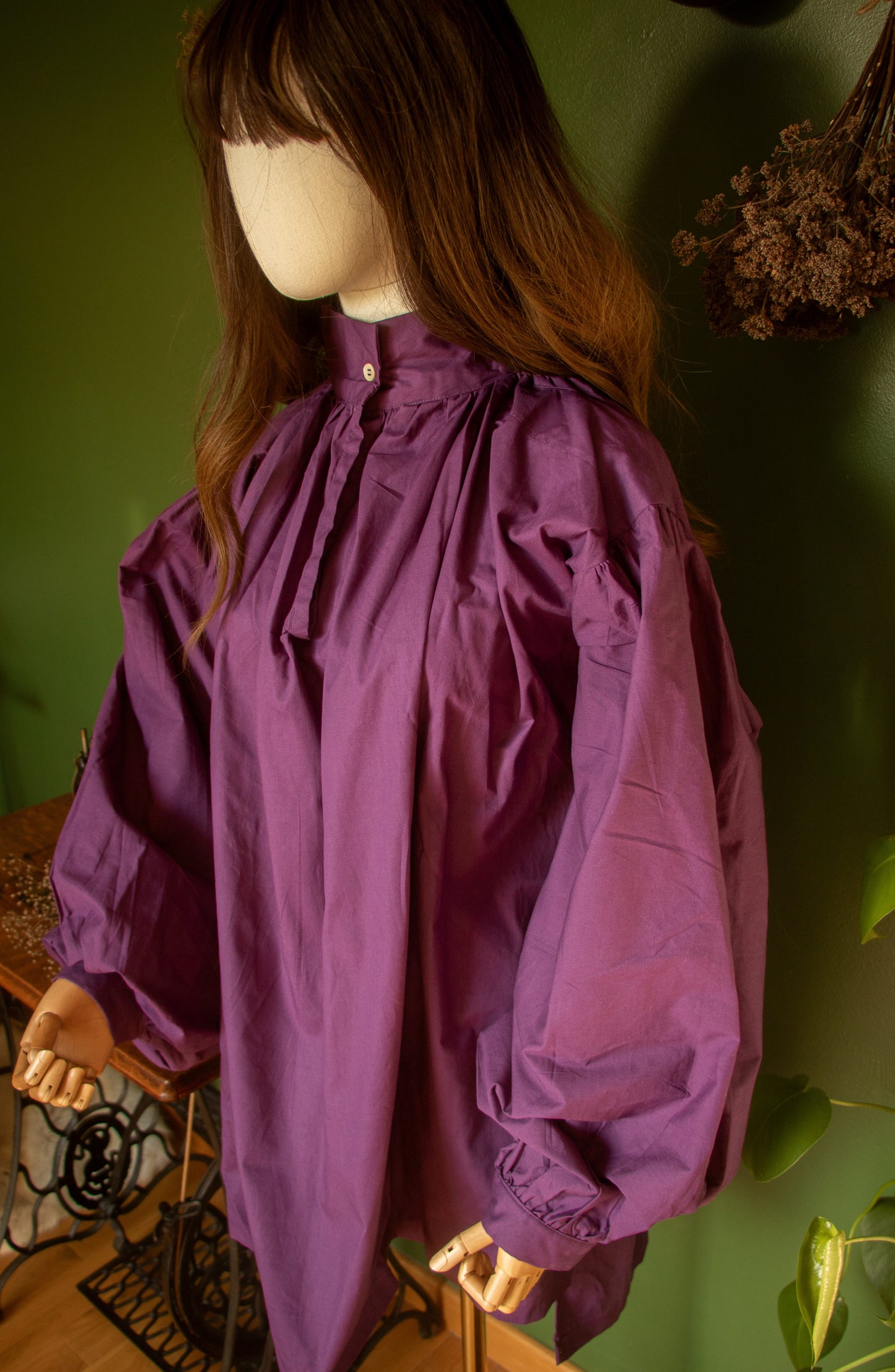 JAMES Shirt - Pirate cotton chemise (ready to ship)