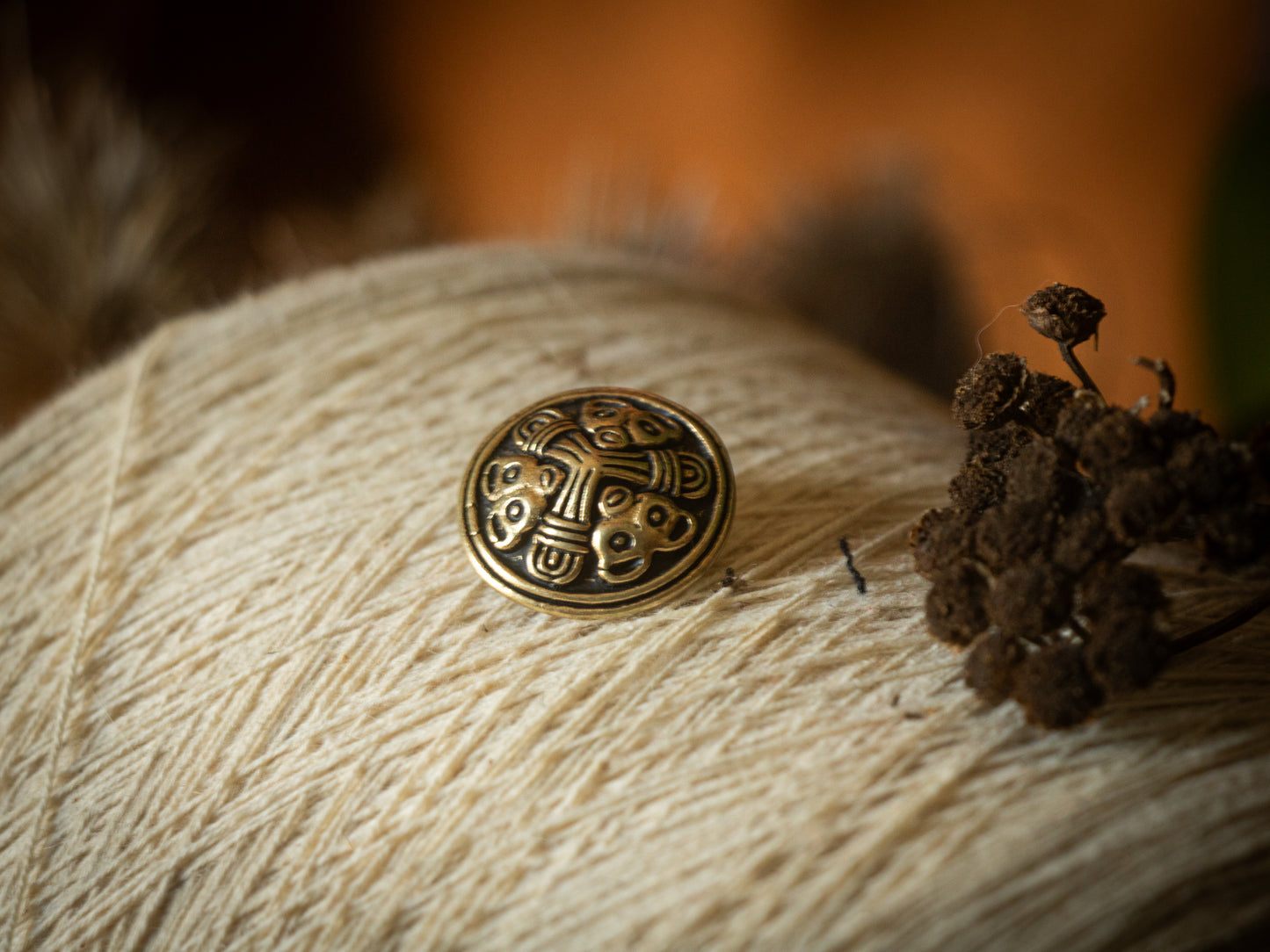 Viking brooch in Borre style
