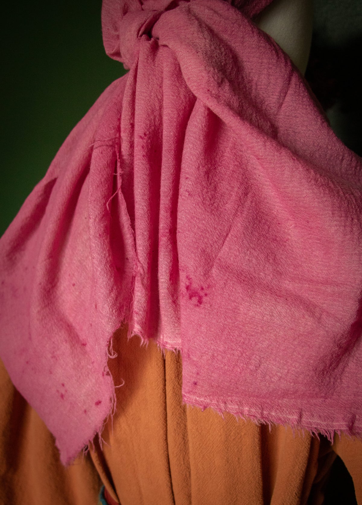Hand-Dyed Wool Gauze Veil