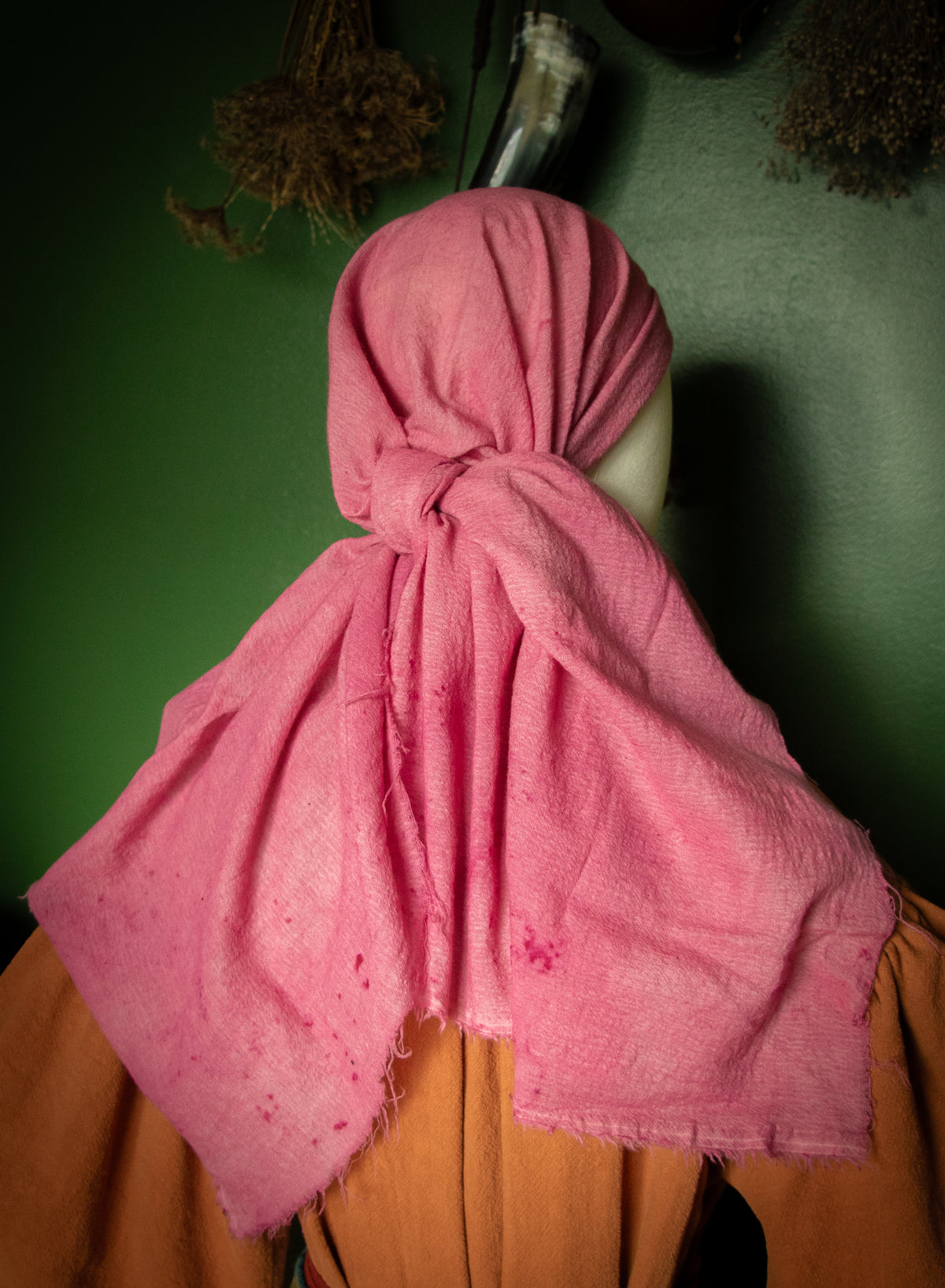 Hand-Dyed Wool Gauze Veil