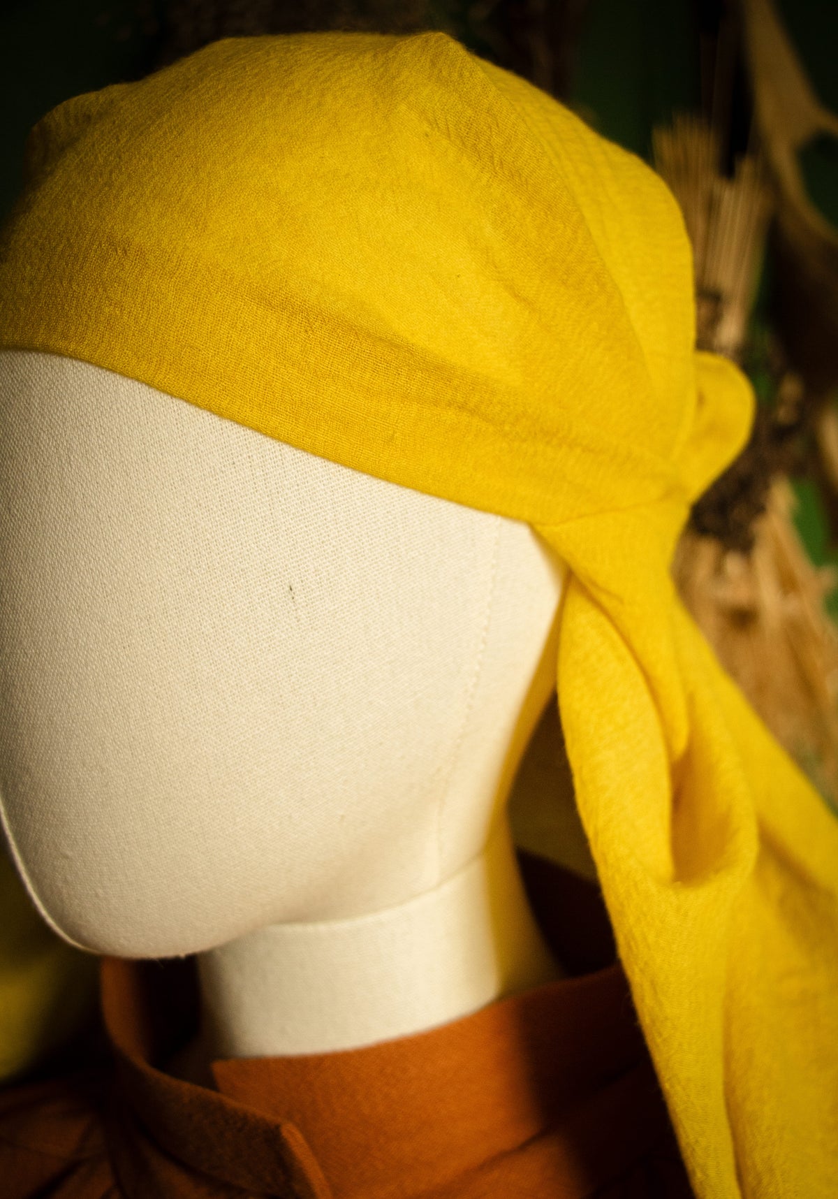 Hand-Dyed Wool Gauze Veil