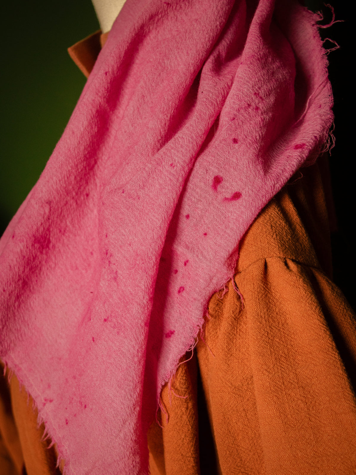 Hand-Dyed Wool Gauze Veil