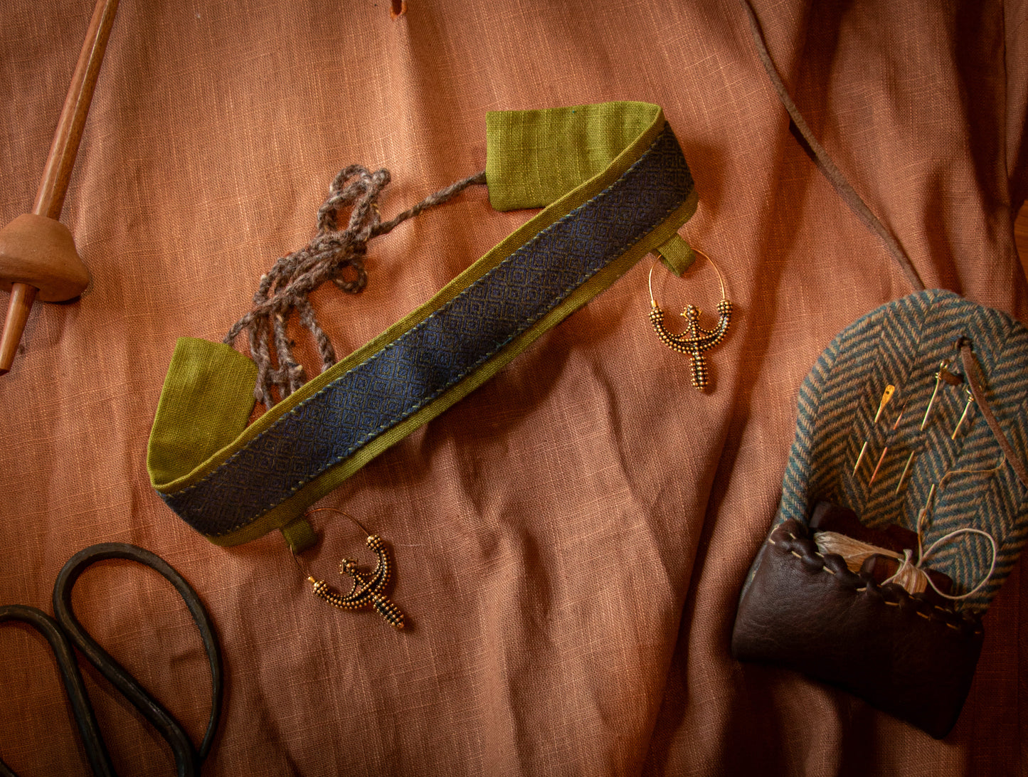 Pair of Slavic Temple ring "Zawada"
