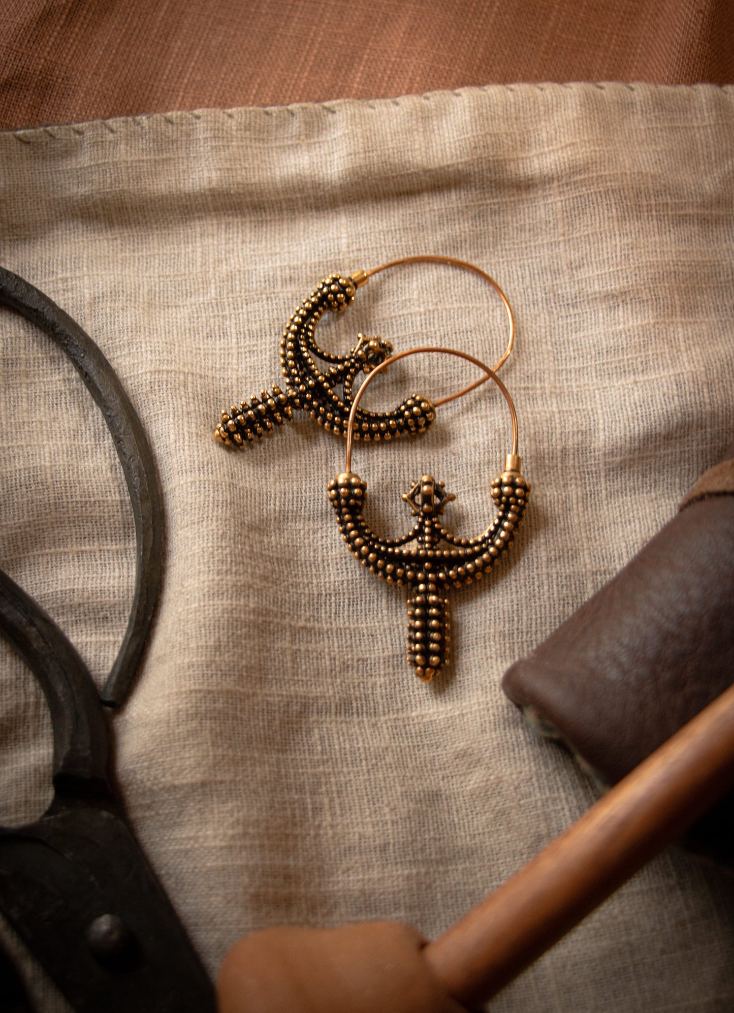 Pair of Slavic Temple ring "Zawada"