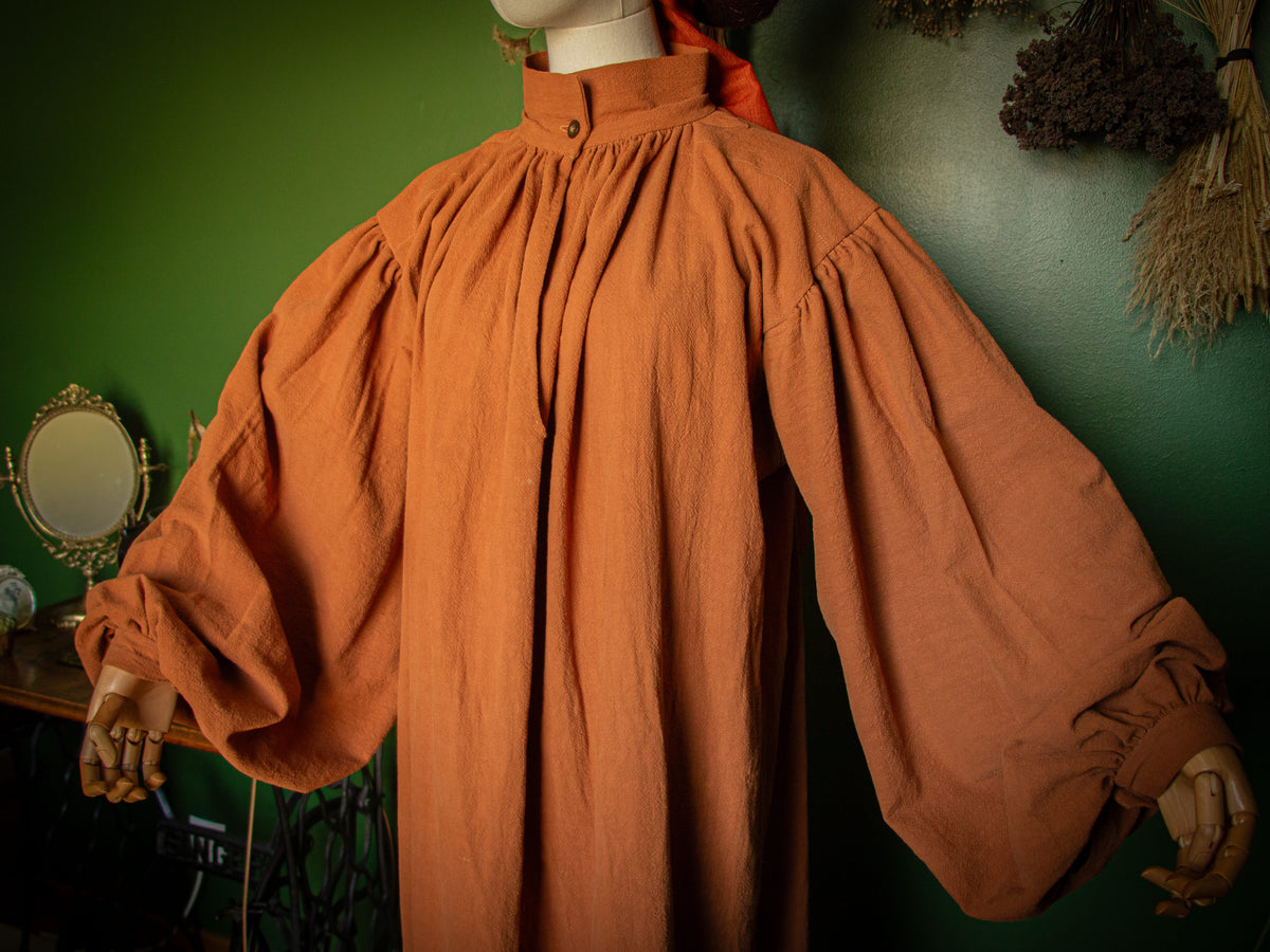 Jane Dress - linen dress inspired by the pirate shirt