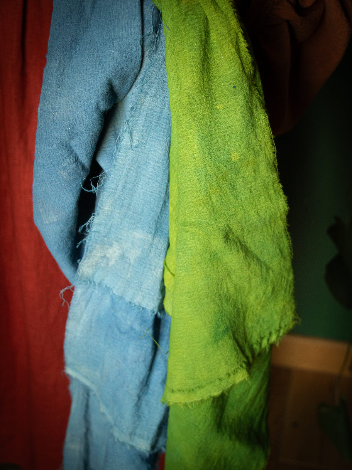 Hand-Dyed Wool Gauze Veil