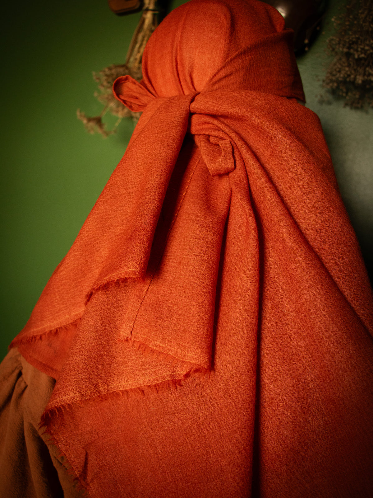 Hand-Dyed Wool Gauze Veil