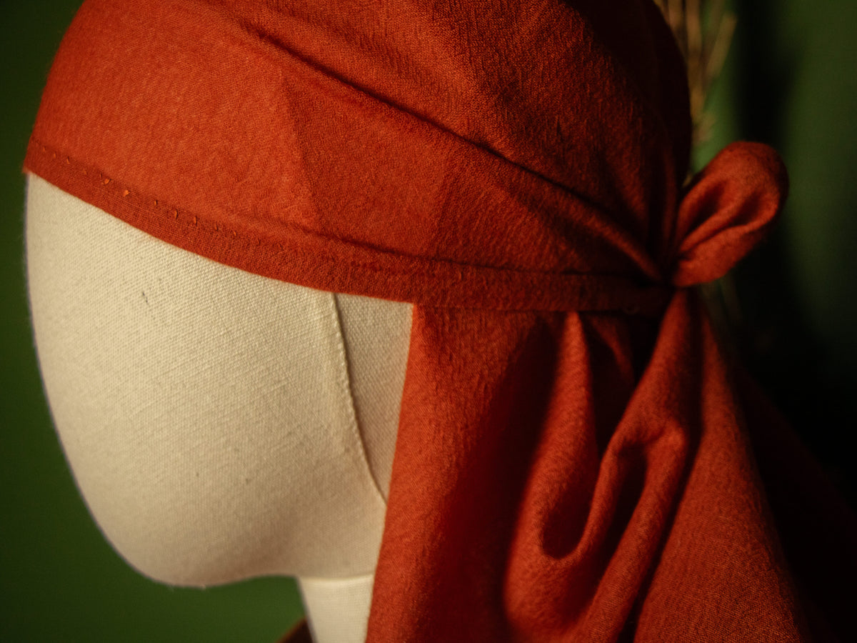 Hand-Dyed Wool Gauze Veil