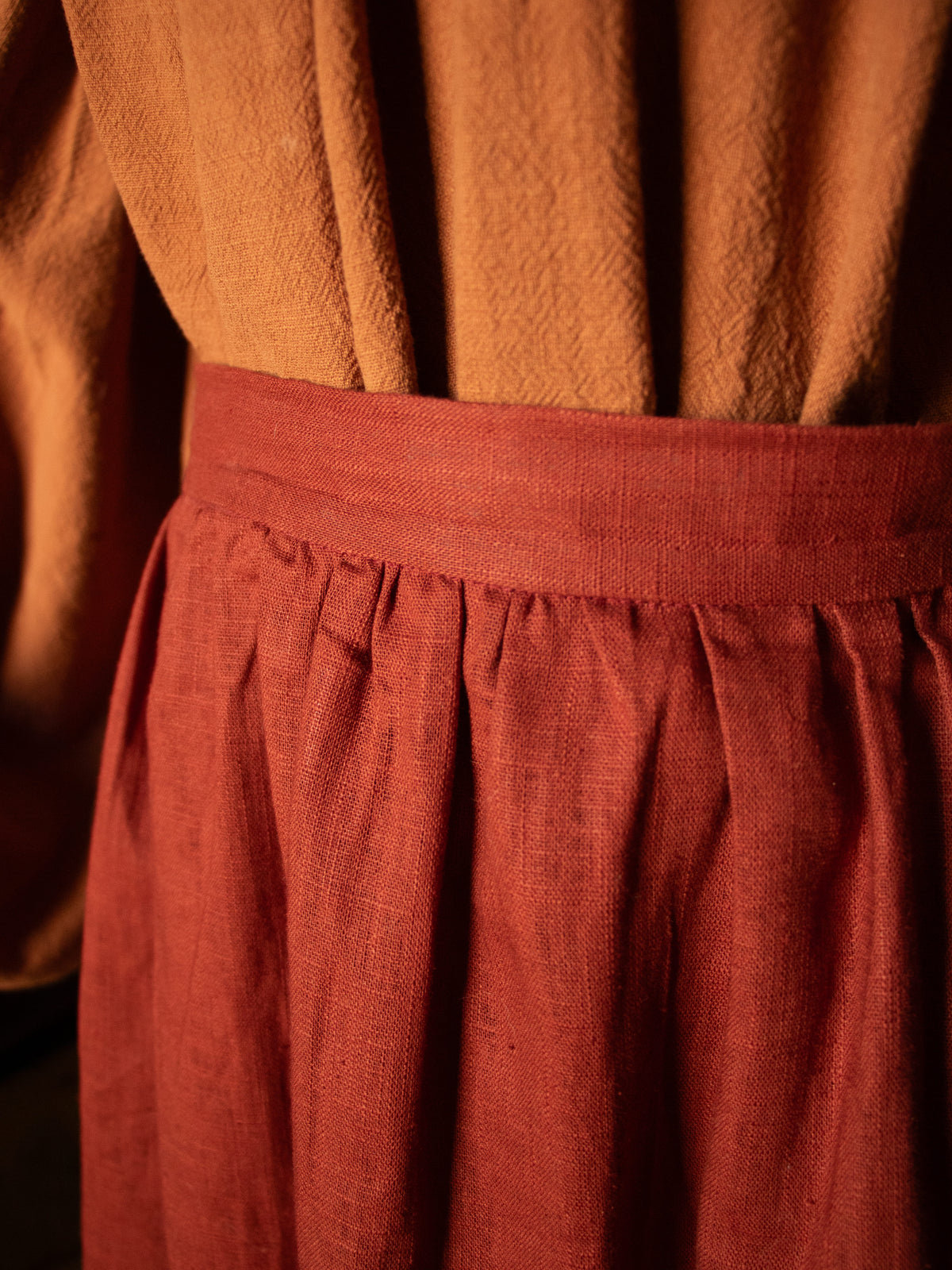 Joe Skirt - Adjustable linen skirt