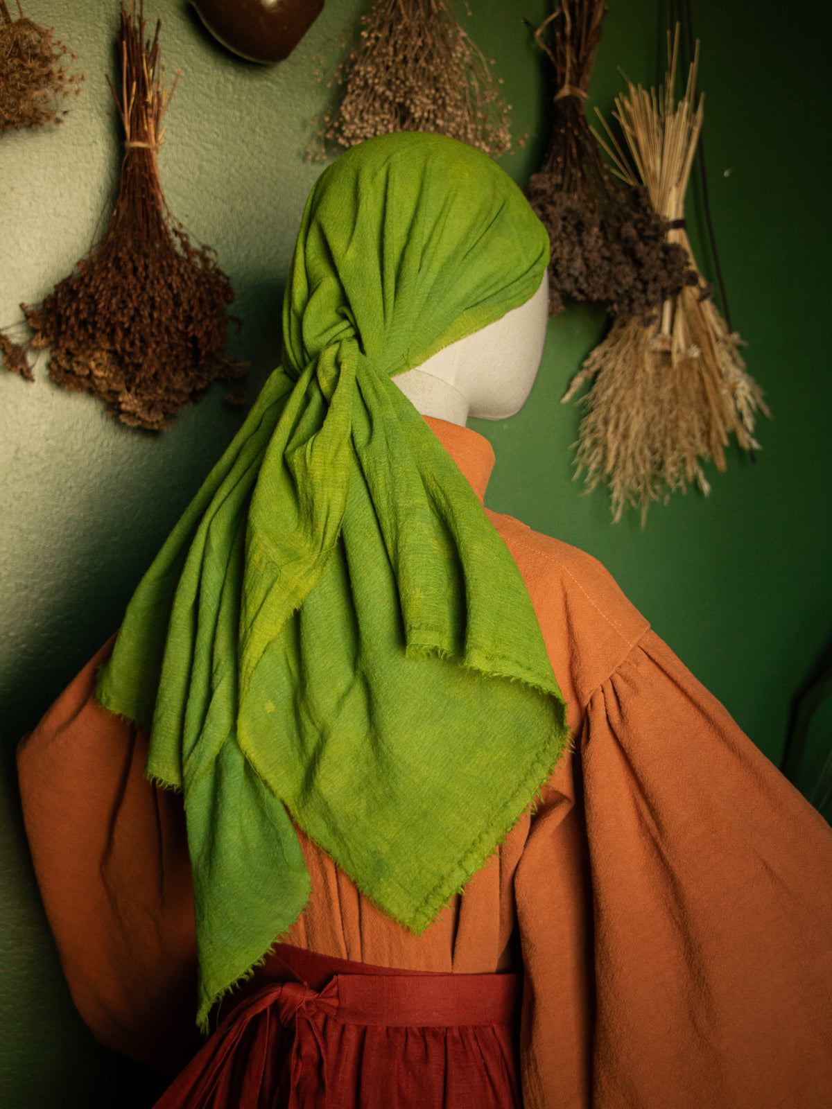 Hand-Dyed Wool Gauze Veil