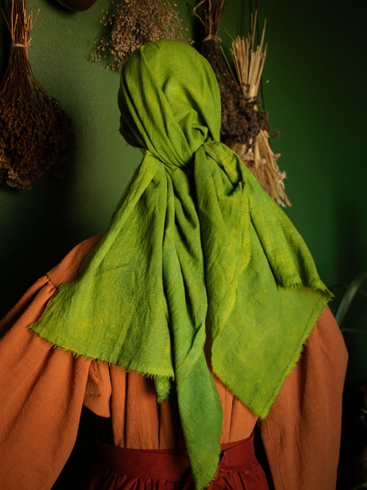 Hand-Dyed Wool Gauze Veil
