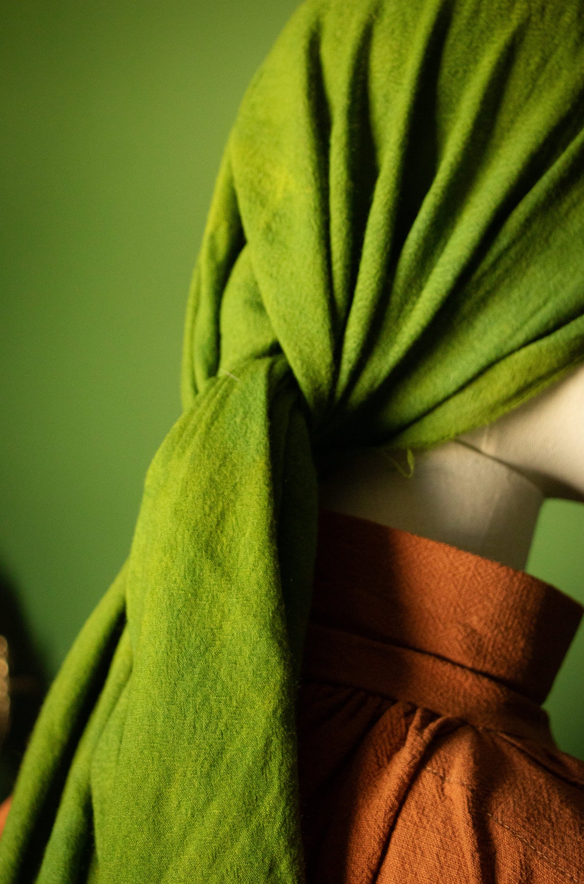 Hand-Dyed Wool Gauze Veil