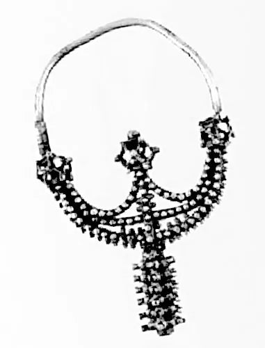 Pair of Slavic Temple ring "Zawada"